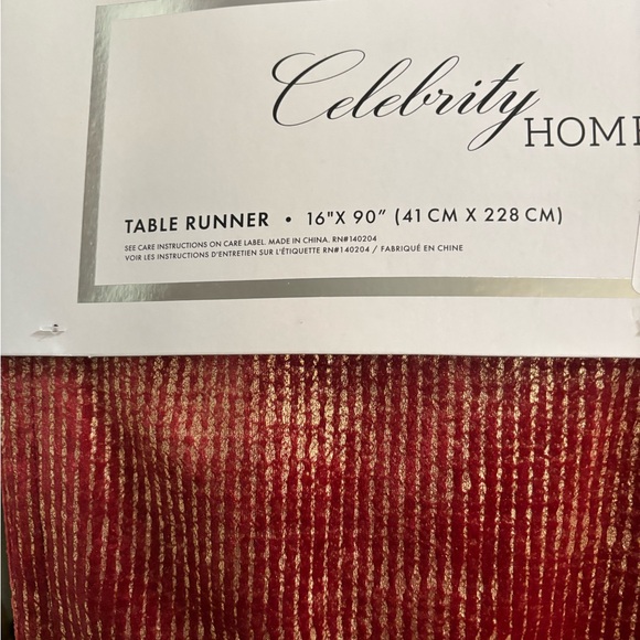 Red Table Runner - Picture 3 of 3